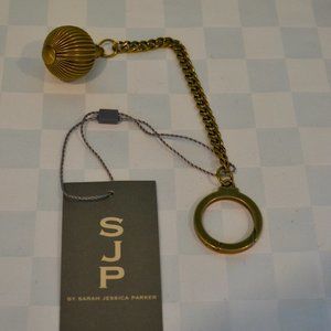 Sarah Jessica Parker Burnished Gold-tone Key Chain